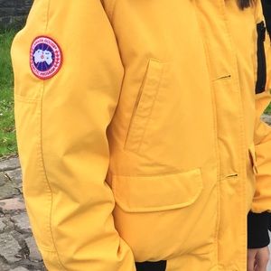 Canada Goose Yellow Bomber Jacket
